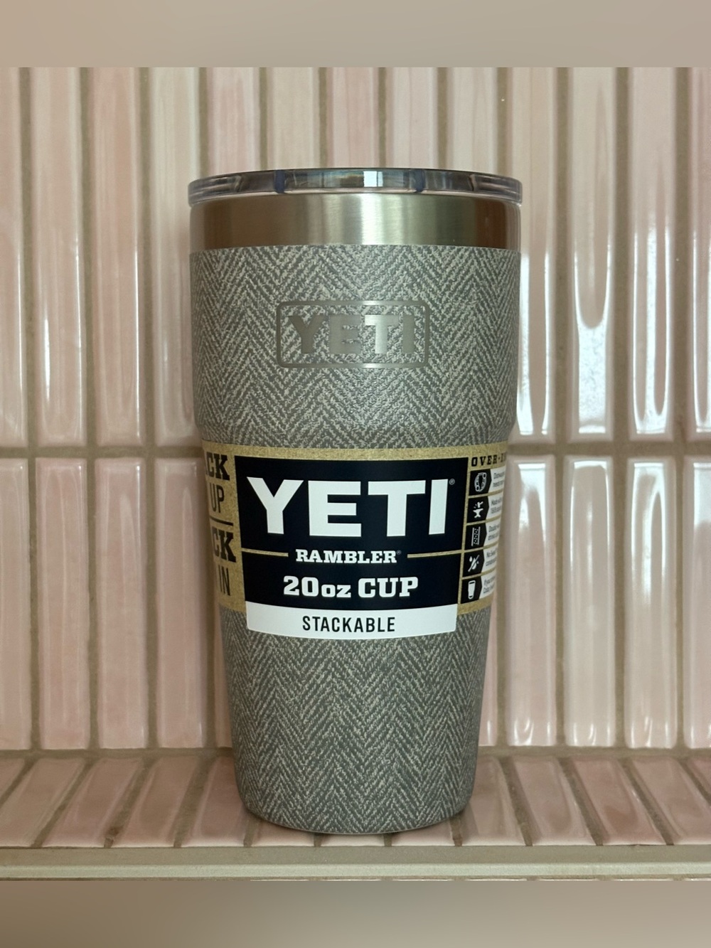 RARE ✨ YETI Rambler 20 oz Stackable Cup Riverhead Green Limited Edition